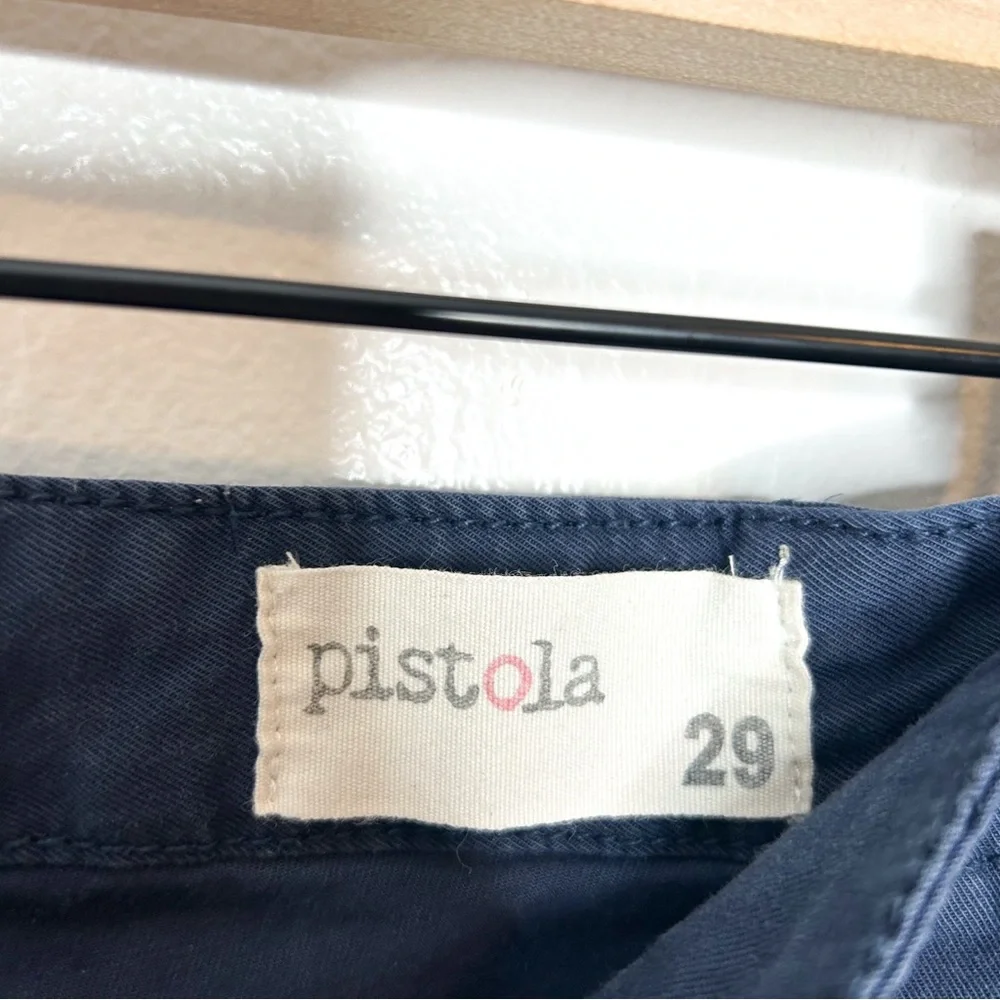 Pistola Womens Tapered Jogger Utility Pants Navy Blue 29‎